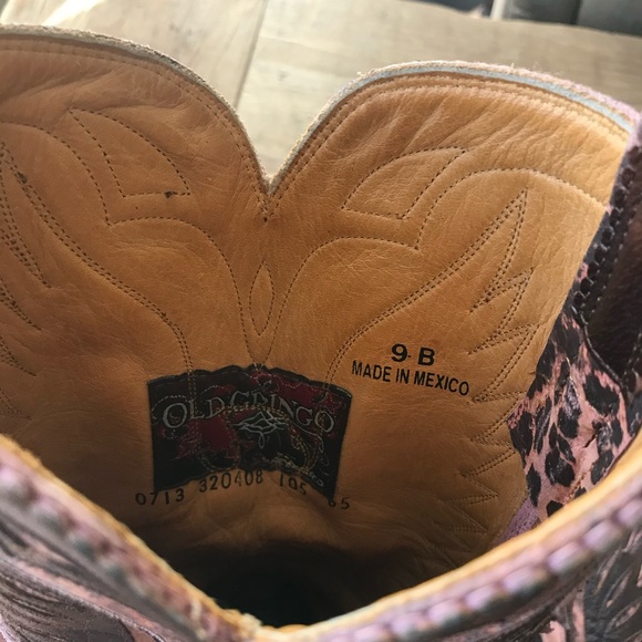 Old Gringo Iron Eagle Pink Leopardito Boots Size 9 - Picture 5 of 7